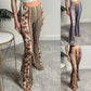 Women's Printed Slightly Flared Leggings