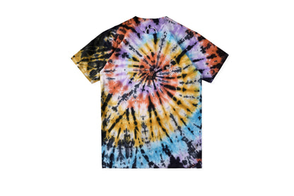 TRAVIS SCOTT personality tie-dye abstract portrait print men and women loose short-sleeved T-shirt