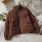 Women's All-Match Bread Coat With Stand-Up Collar Thick Coat