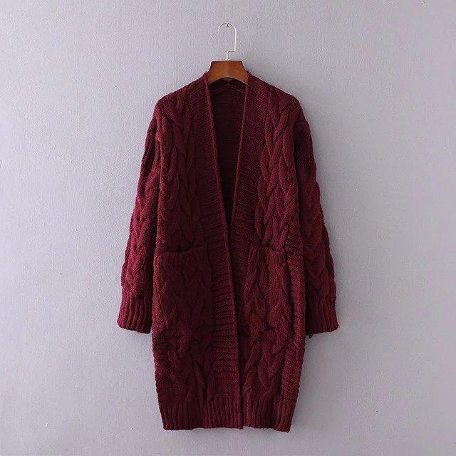 Women's Cardigan Knit...