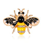 Wuli&baby Insect Bee Brooches Pines Metalicos Enamel Pins