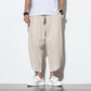 Summer Thin Linen Pants Loose Large Size Wide Leg Pants Men