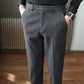 Brushed Wool Patent Suit Pants...