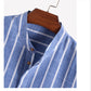 Striped Linen Men's Shirt...