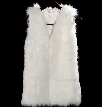 Faux Fox Women Vest...