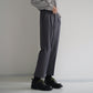 Men's Loose Straight Cut Nine-Quarter Pants...