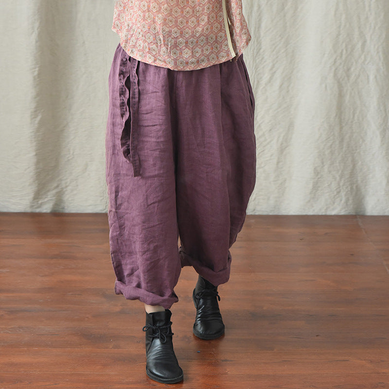 Casual Loose Cut Linen Pants...