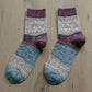 Thick thread color matching ethnic style male socks