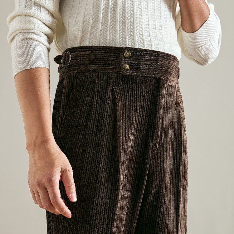 Vintage Corduroy Double Pleats...