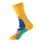 Flower Child Mid-Calf Cotton Socks...