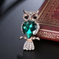 The Diamond-Studded Owl Brooch...