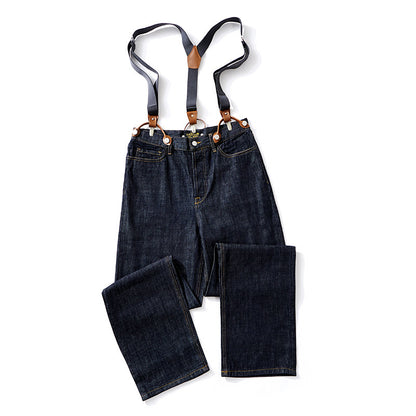 Wide-Leg Railroad Suspenders / Overalls...