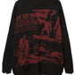 New Urban Retro Graffiti Brocade Sweater...