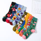 Flower Child Mid-Calf Cotton Socks...