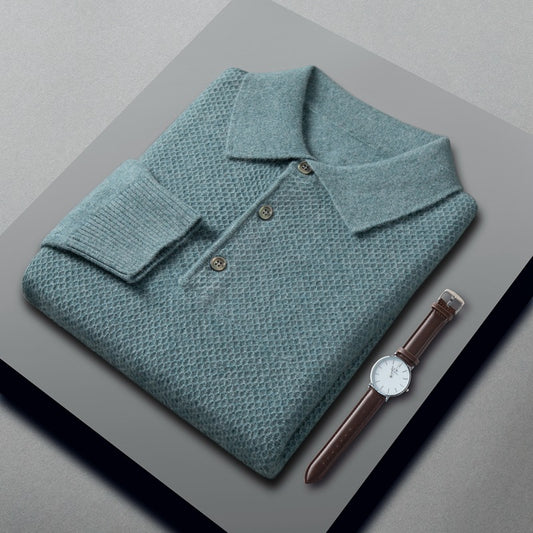 Men's Cashmere Collar...