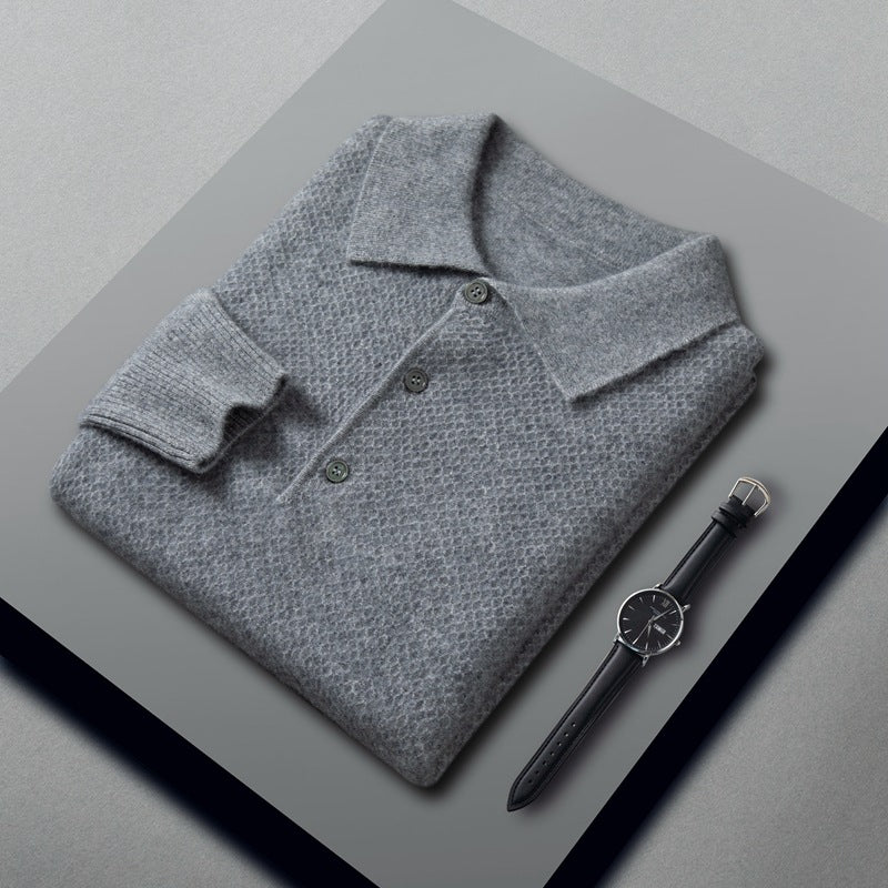 Men's Cashmere Collar...