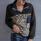 Leopard Print Lamb Wool Sweater...