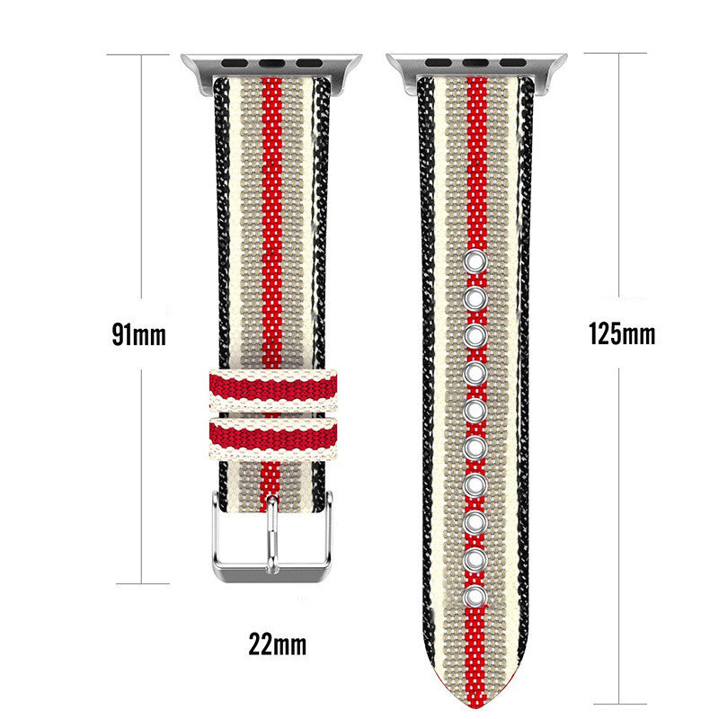 Fashionable Woven Nylon Watch Replacement Wristband