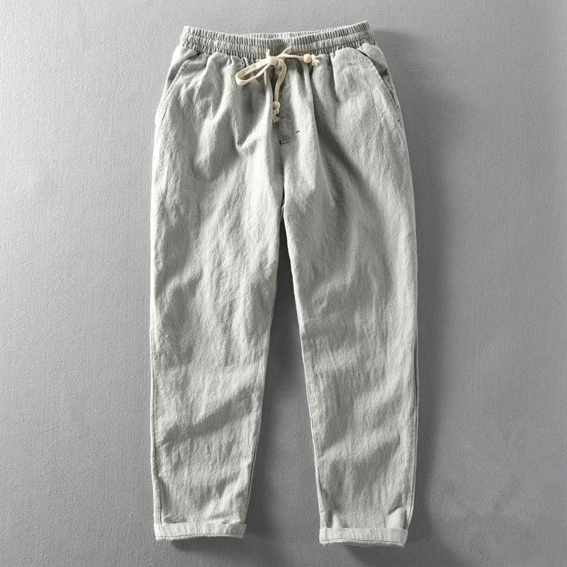 Men's Loose Linen...