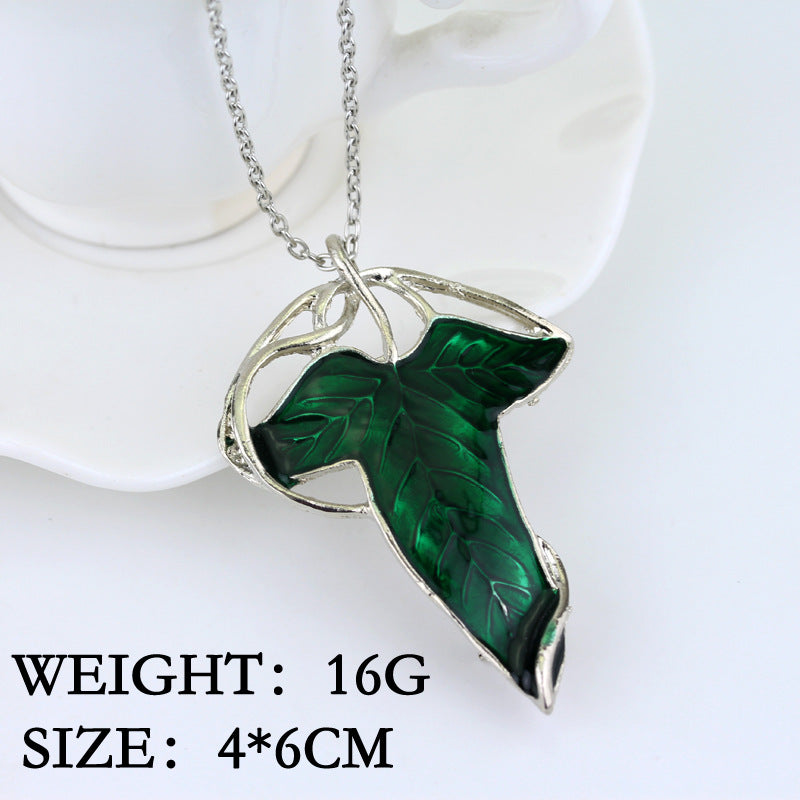 Lord of the Rings Leaf Necklace