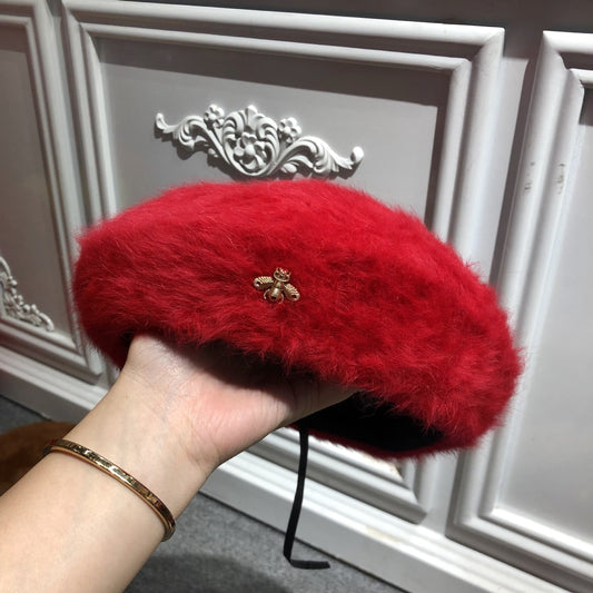 Ladies Retro Style Bee All-match Hat