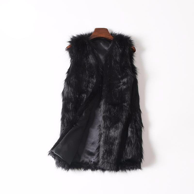 Faux Fox Women Vest...