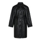 Leather Mid-Length Coat M and W...