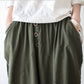 Linen Pants, Women Harem Pants