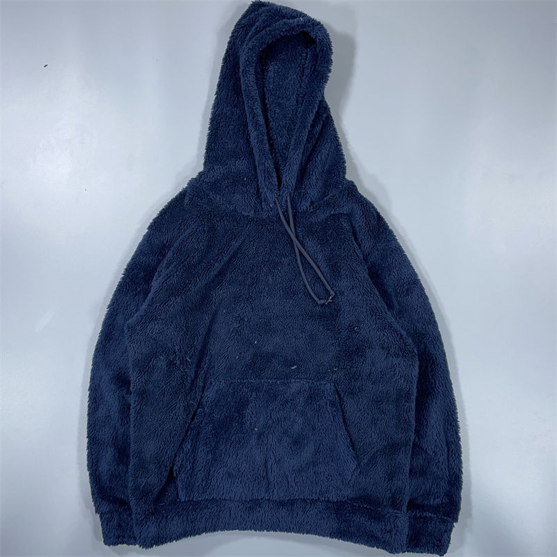 Plush Hooded Pullover Warm Men And Women...