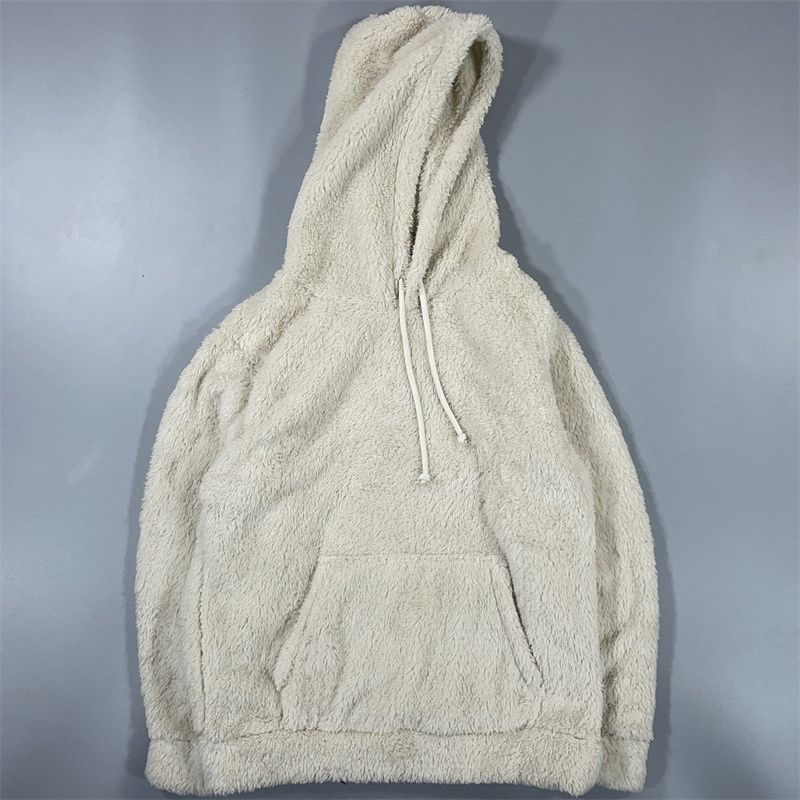 Plush Hooded Pullover Warm Men And Women...