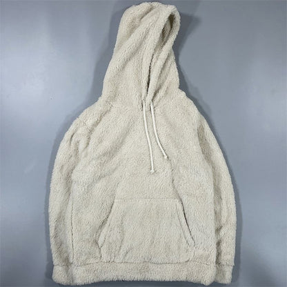 Plush Hooded Pullover Warm Men And Women...