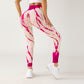 Seamless Tie-dye Yoga Pants Fitness Running Workout Pants