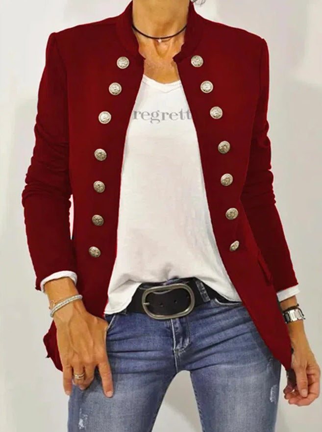 Solid Cardigan Coat...