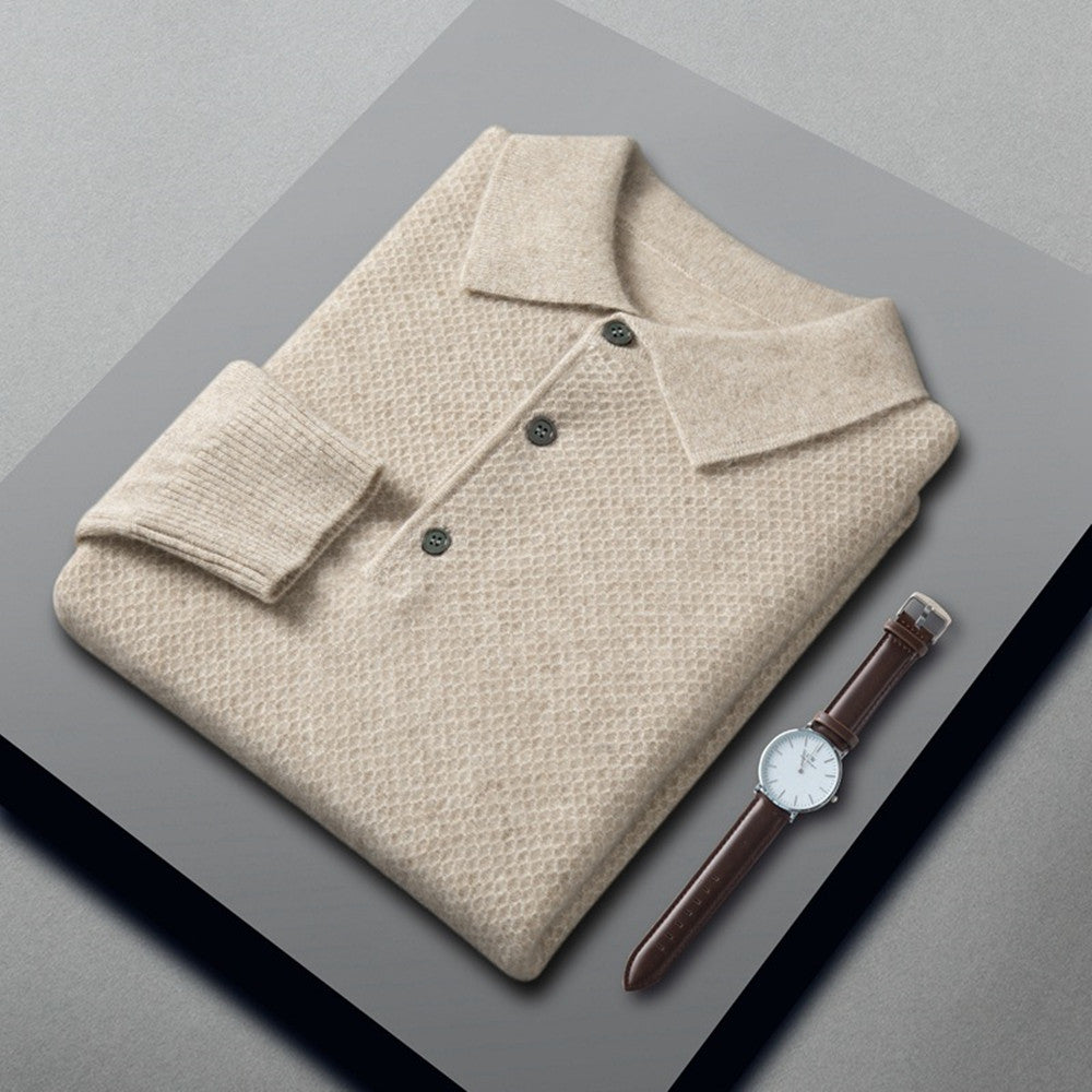 Men's Cashmere Collar...