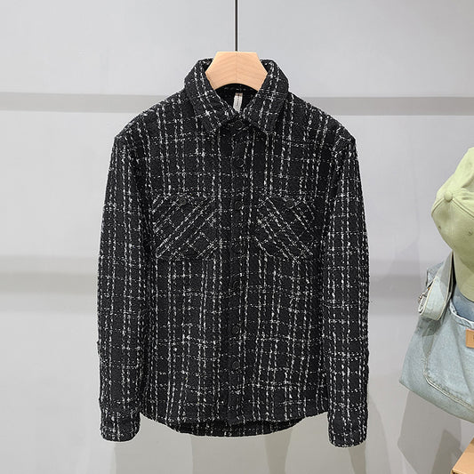 NewUrban Plaid Tweed Long Sleeved...