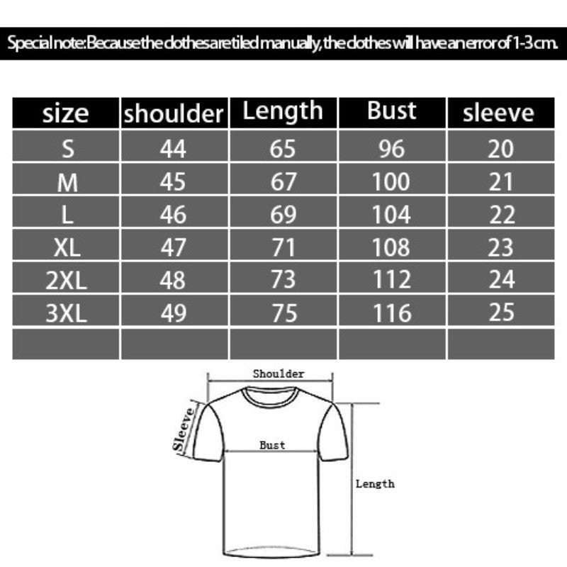 European And American Medusa Digital Printing Casual Round Neck Short Sleeves