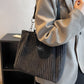 Women's Fashion Casual Large Capacity Corduroy Shoulder Bag