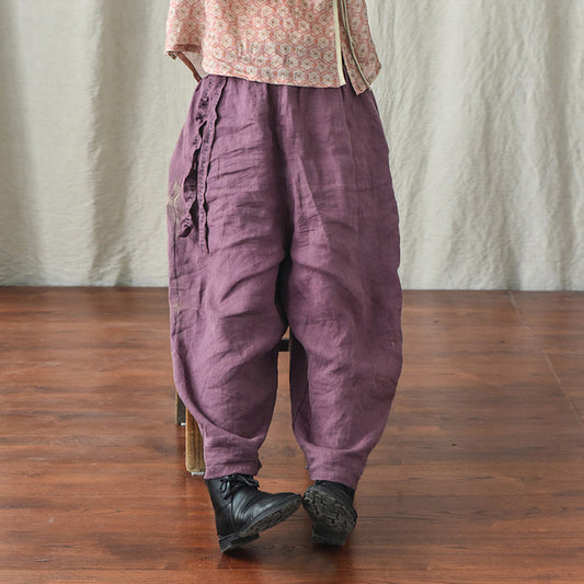 Casual Loose Cut Linen Pants...