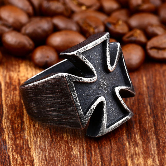 Antique Blackmen's Iron Cross Ring...