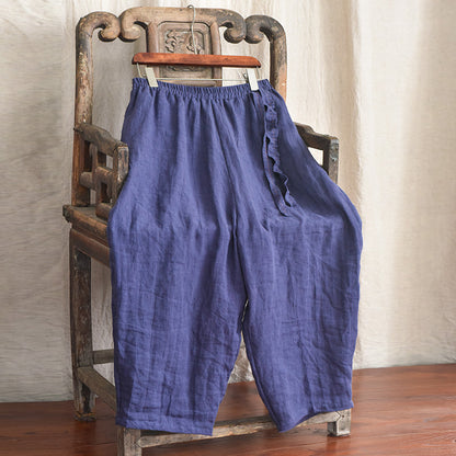 Casual Loose Cut Linen Pants...