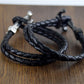 Anchor Bracelet Woven Leather Rope...